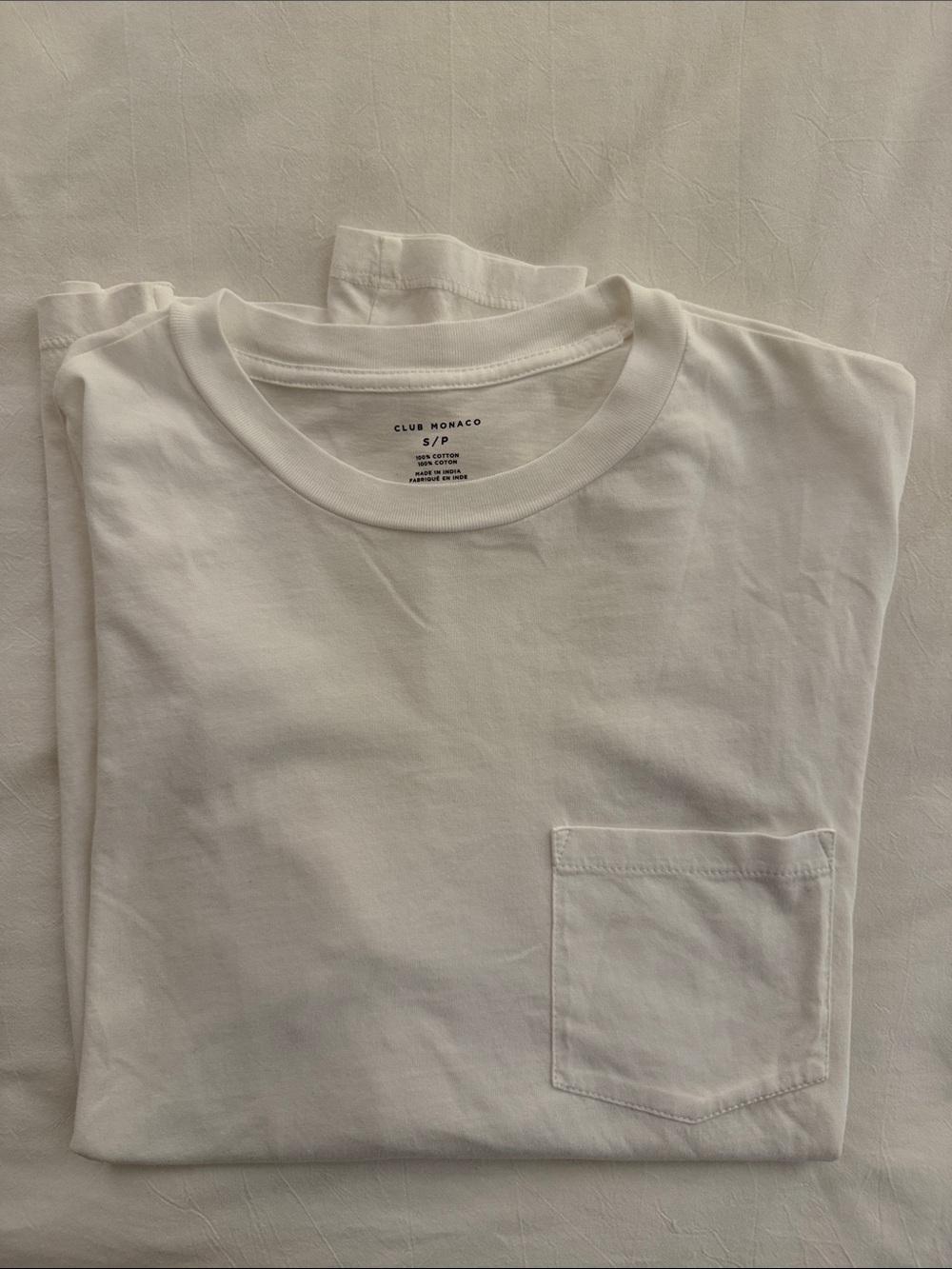 Club Monaco white long sleeve